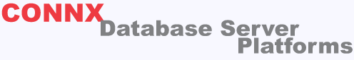 CONNX Database Server Platforms